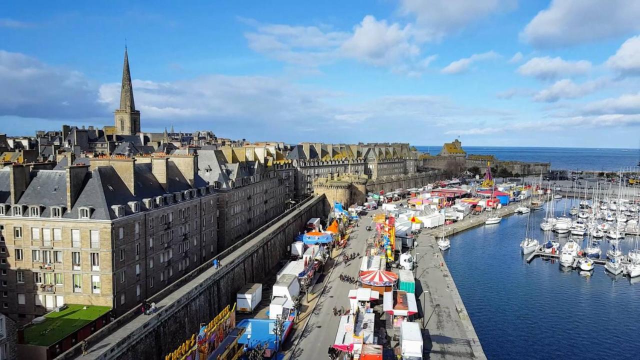 Le Nautilus, Saint Malo, Les Bas Sablons Appartamento Esterno foto